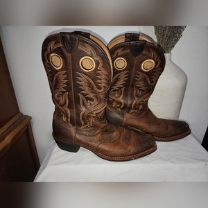 Ariat Brown Leather Western Boots